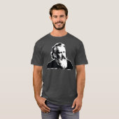 Johannes Brahms Bach Classical Music Composer Tシャツ (正面フル)