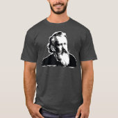 Johannes Brahms Bach Classical Music Composer Tシャツ (正面)
