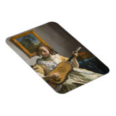 Johannes Vermeer – ギタープレーヤー マグネット (右側)