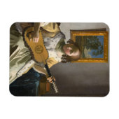 Johannes Vermeer – ギタープレーヤー マグネット (横)