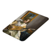 Johannes Vermeer – ギタープレーヤー マグネット (左側)