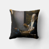Johannes Vermeer – バランスを保つ女性 クッション (裏面)