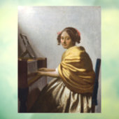 Johannes Vermeer – バージナルに着席した若い女性 ウィンドウサイン (シート3)