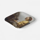 Johannes Vermeer – バージナルに着席した若い女性 ペーパープレート (傾斜あり)