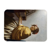 Johannes Vermeer – バージナルに着席した若い女性 マグネット (横)
