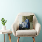 Johannes Vermeer – ブルーの読女性の手紙 クッション (椅子)