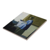 Johannes Vermeer – ブルーの読女性の手紙 タイル (側面)