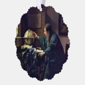 Johannes Vermeer – 天文学者 オーナメントカード (左)
