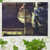 Johannes Vermeer – 天文学者 キッチンタオル (折り畳み)