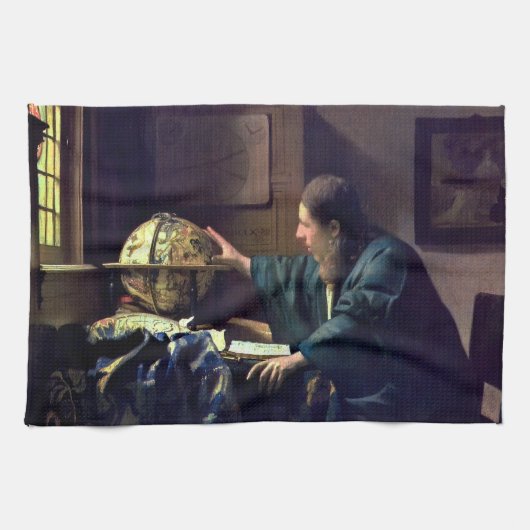 Johannes Vermeer – 天文学者 キッチンタオル (横)