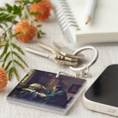 Johannes Vermeer – 天文学者 キーホルダー (正面右)