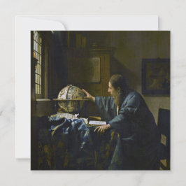 Johannes Vermeer – 天文学者 サンキューカード