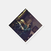 Johannes Vermeer – 天文学者 スタンダードカクテルナプキン (角)