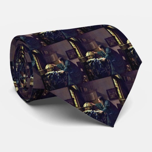 Johannes Vermeer – 天文学者 ネクタイ (ロール)