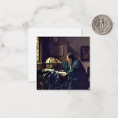 Johannes Vermeer – 天文学者 ノートカード (正面/裏面インサイチュ)
