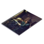 Johannes Vermeer – 天文学者 ノートブック (左側)