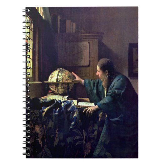Johannes Vermeer – 天文学者 ノートブック (正面)