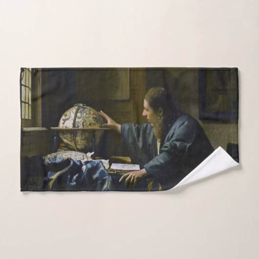 Johannes Vermeer – 天文学者 バスタオルセット (ハンドタオル)