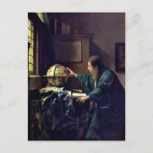 Johannes Vermeer – 天文学者 ポストカード (正面)