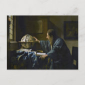Johannes Vermeer – 天文学者 ポストカード (正面)