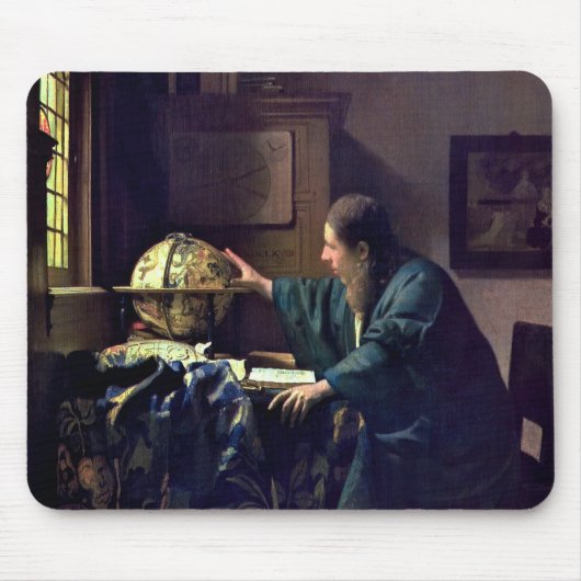 Johannes Vermeer – 天文学者 マウスパッド (正面)