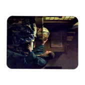 Johannes Vermeer – 天文学者 マグネット (横)