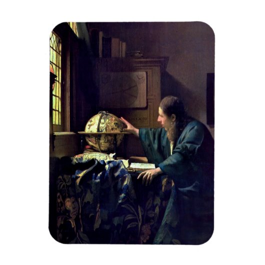 Johannes Vermeer – 天文学者 マグネット (縦)