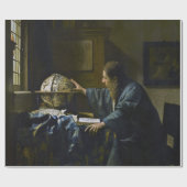 Johannes Vermeer – 天文学者 ラッピングペーパー (フラット)