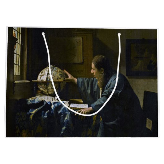 Johannes Vermeer – 天文学者 ラージペーパーバッグ (裏面)