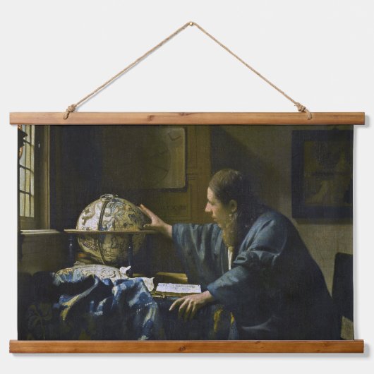 Johannes Vermeer – 天文学者 吊り下げ型タペストリー (正面)
