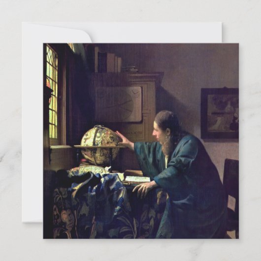 Johannes Vermeer – 天文学者 招待状 (正面)