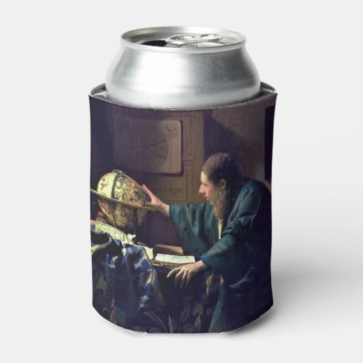 Johannes Vermeer – 天文学者 缶クーラー (缶正面)