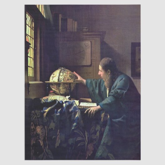 Johannes Vermeer – 天文学者 薄葉紙