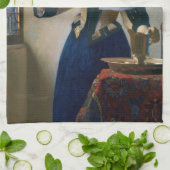 Johannes Vermeer – 水差し女性 キッチンタオル (折り畳み)