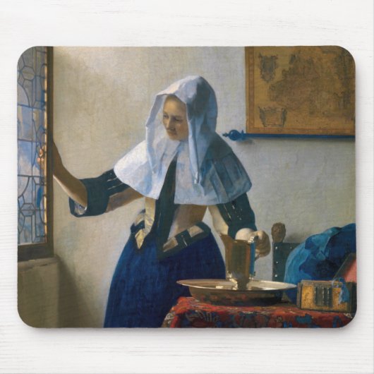 Johannes Vermeer – 水差し女性 マウスパッド (正面)
