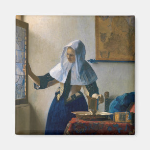 Johannes Vermeer – 水差し女性 マグネット