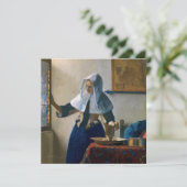 Johannes Vermeer – 水差し女性 招待状 (スタンド正面)