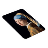 JOHANNES VERMEER – 真珠のイヤリングを持つ女の子1665 マグネット (右側)