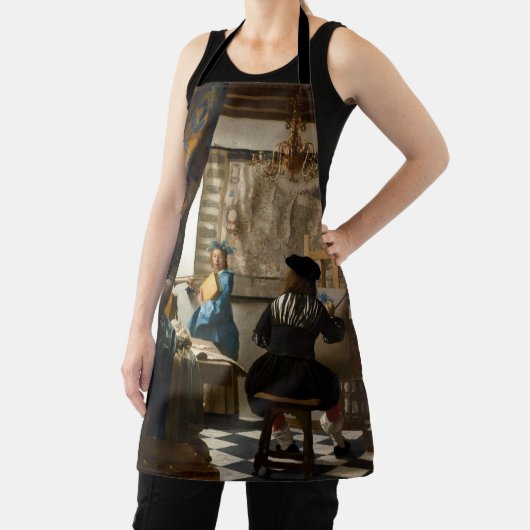 Johannes Vermeer - 絵画の寓話 エプロン (インサイチュ)