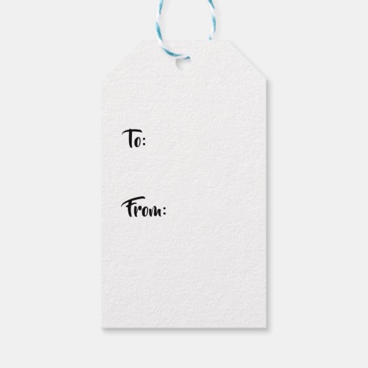 Johannes Vermeer - 絵画の寓話 ギフトタグ (裏面)