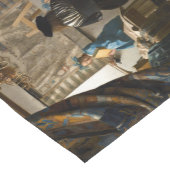 Johannes Vermeer - 絵画の寓話 ショートテーブルランナー (コーナー)