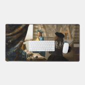 Johannes Vermeer - 絵画の寓話 デスクマット (キーボード&マウス)