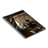 Johannes Vermeer - 絵画の寓話 ノートブック (右側)