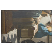 Johannes Vermeer - 絵画の寓話 ファブリック (ファットクウォーター)