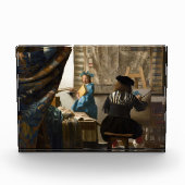 Johannes Vermeer - 絵画の寓話 フォトブロック (正面)