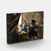 Johannes Vermeer - 絵画の寓話 フォトブロック (左)
