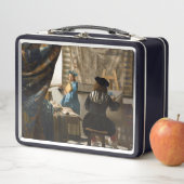Johannes Vermeer - 絵画の寓話 メタルランチボックス (インサイチュ)