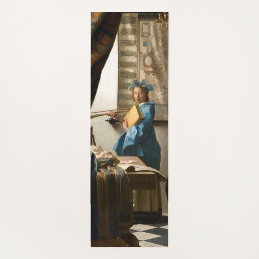 Johannes Vermeer - 絵画の寓話 ヨガマット (裏面)