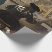 Johannes Vermeer - 絵画の寓話 ラッピングペーパー (角)