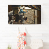 Johannes Vermeer - 絵画の寓話 横断幕 (インサイチュ)